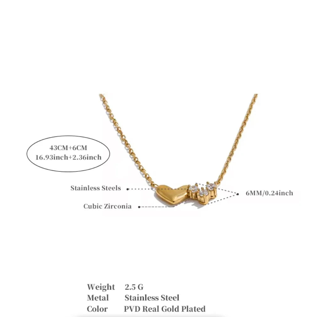 Alicia Heart Necklace