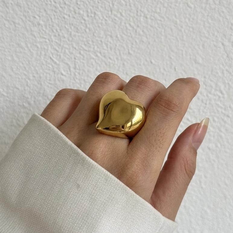 Chunky Heart Ring