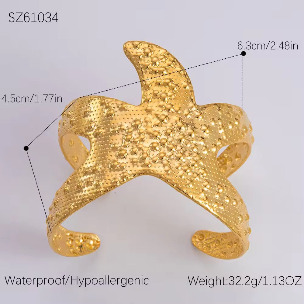 Starfish Cuff Bracelet