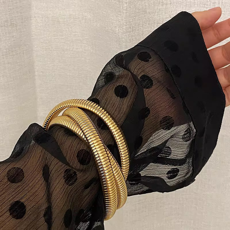 Cross-over 3 layered Bracelet