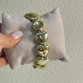 Pinterest Gold Heart Bracelet