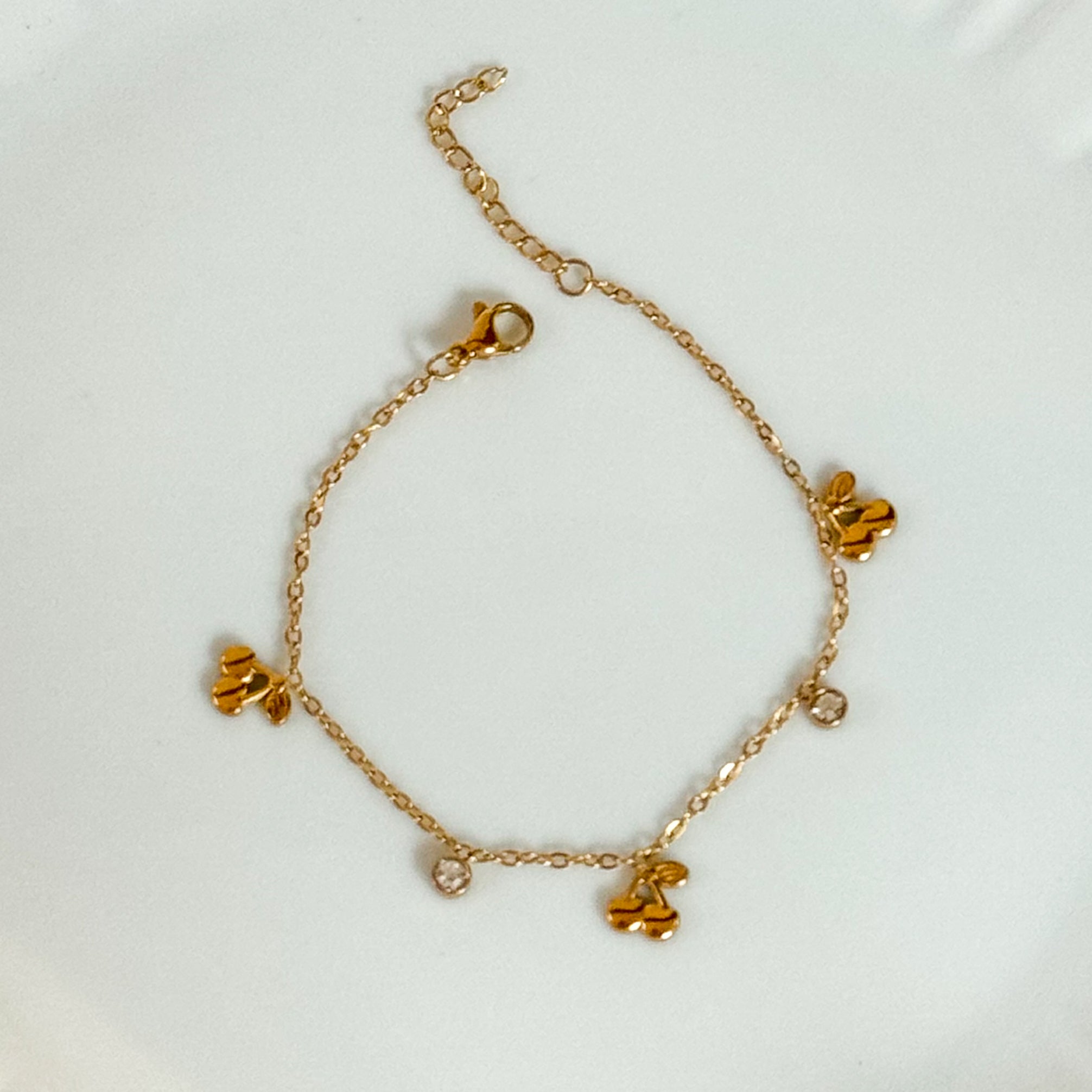 Golden Cherry Bracelet