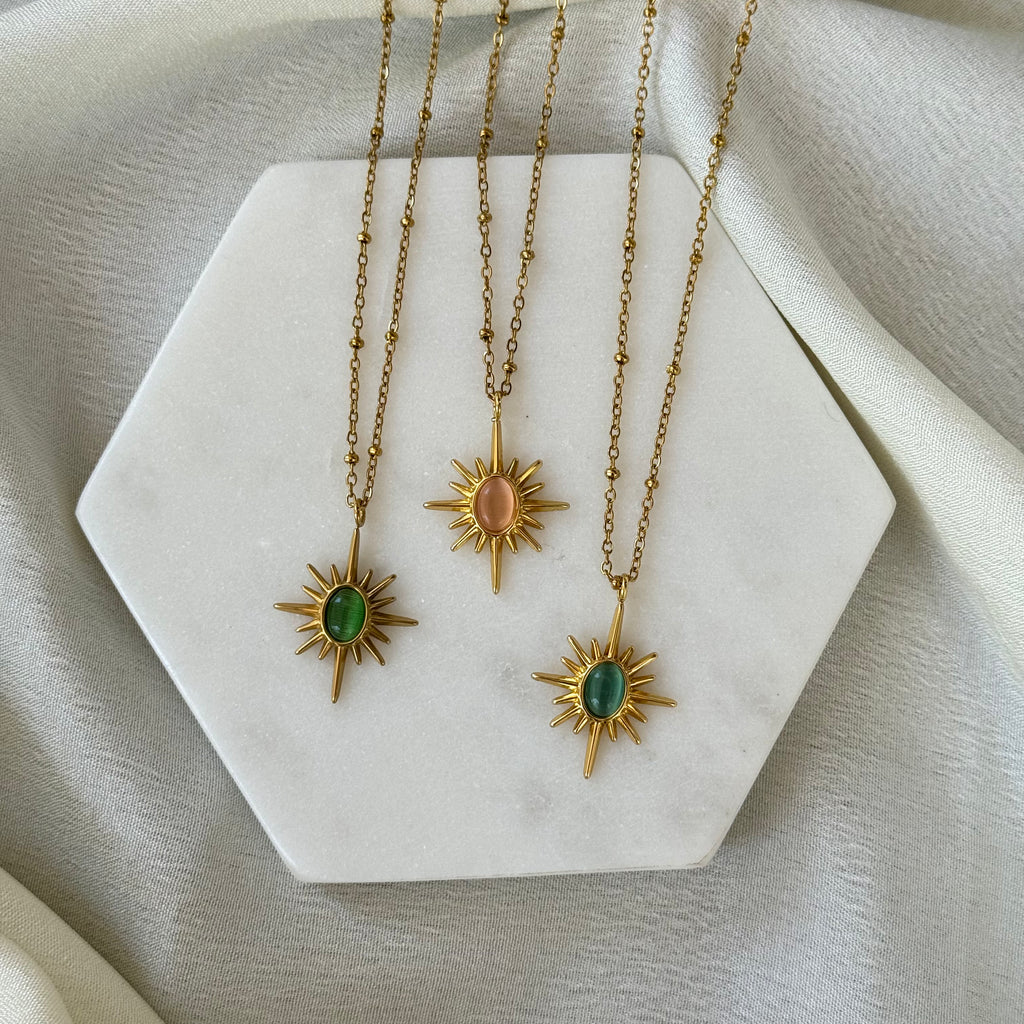 Holly Star Necklace