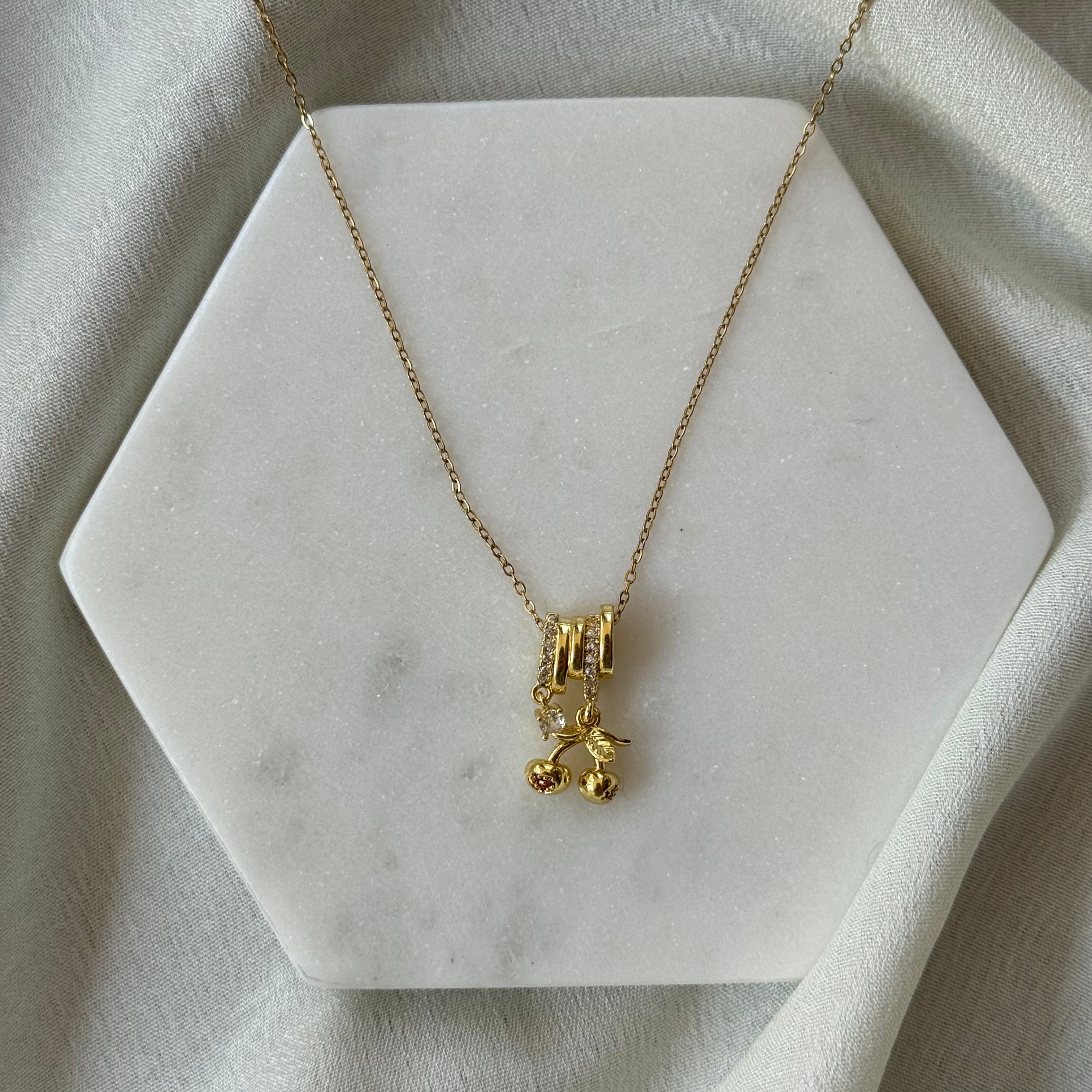 Cherry Kiss  Necklace
