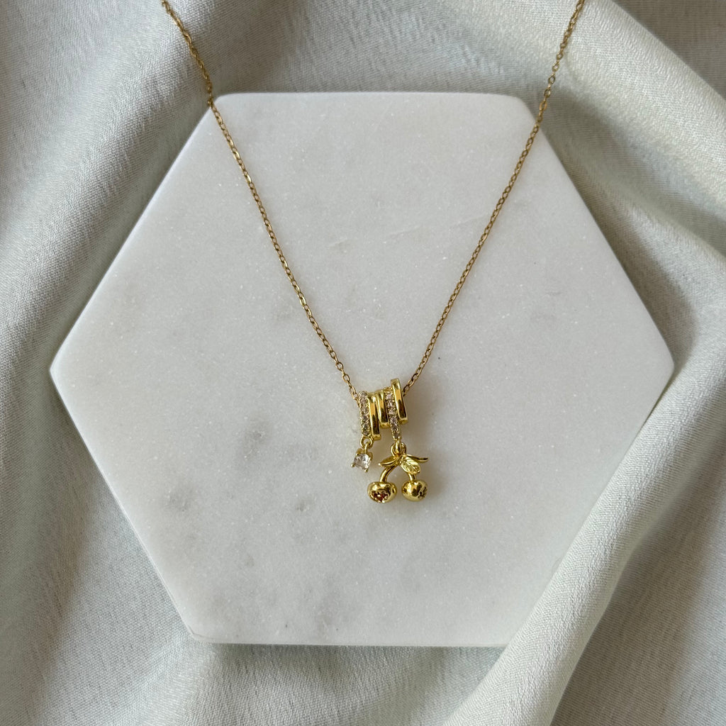 Cherry Kiss  Necklace