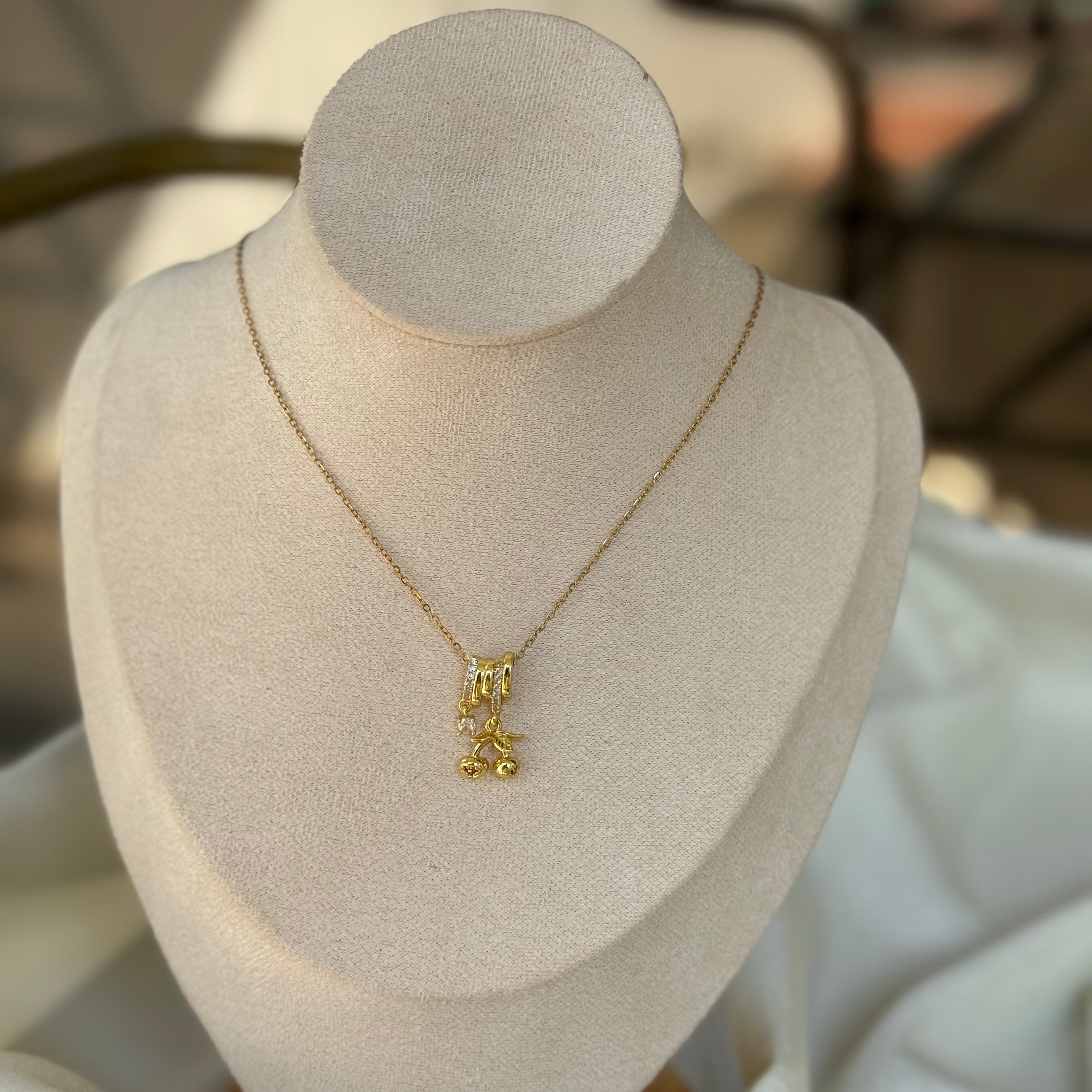 Cherry Kiss  Necklace