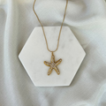 Studded Starfish Necklace