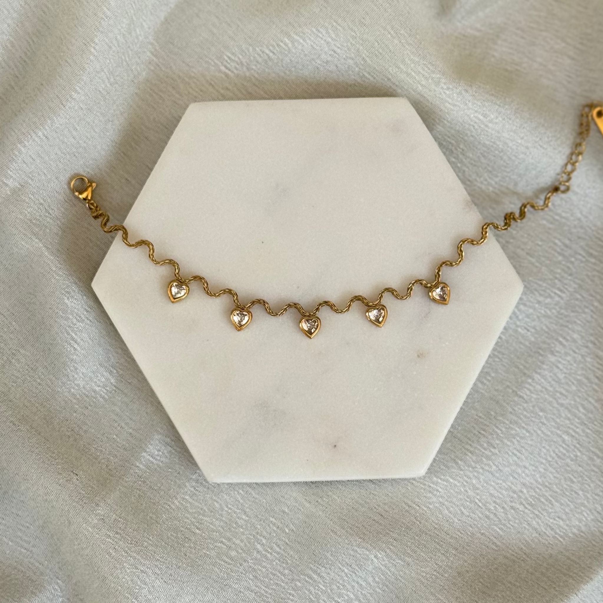 Inaya Heart Bracelet