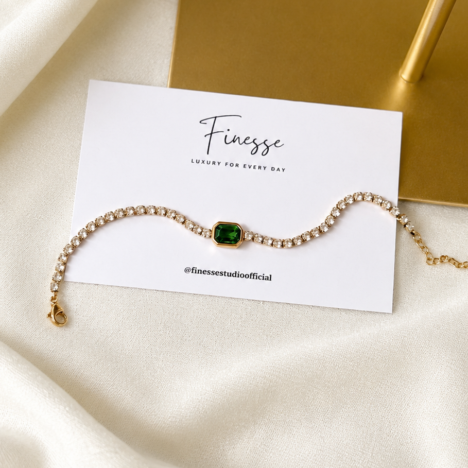 Jade Tennis Bracelet