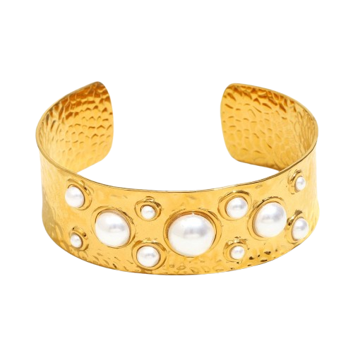 Pearly Cuff Bracelet