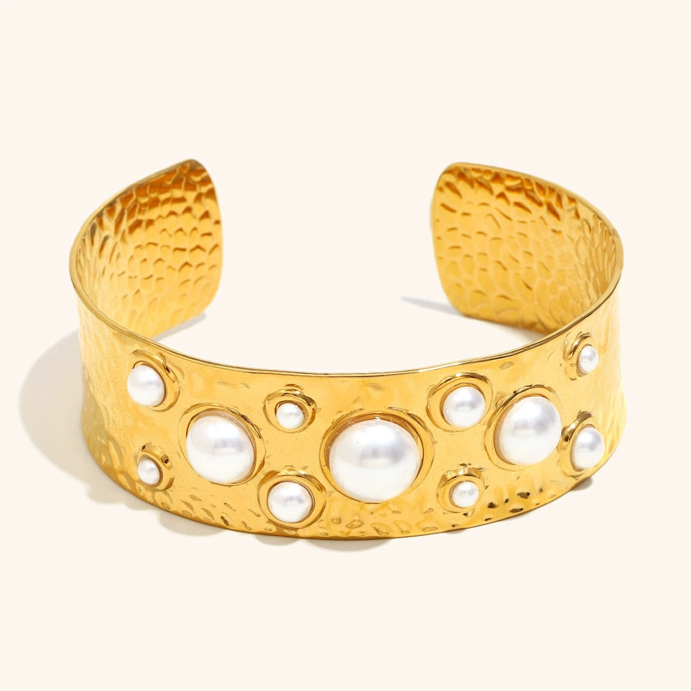 Pearly Cuff Bracelet