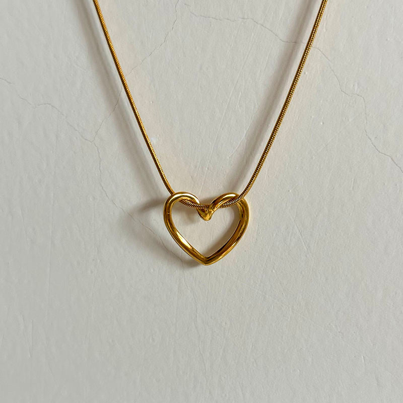 Halo Heart Necklace