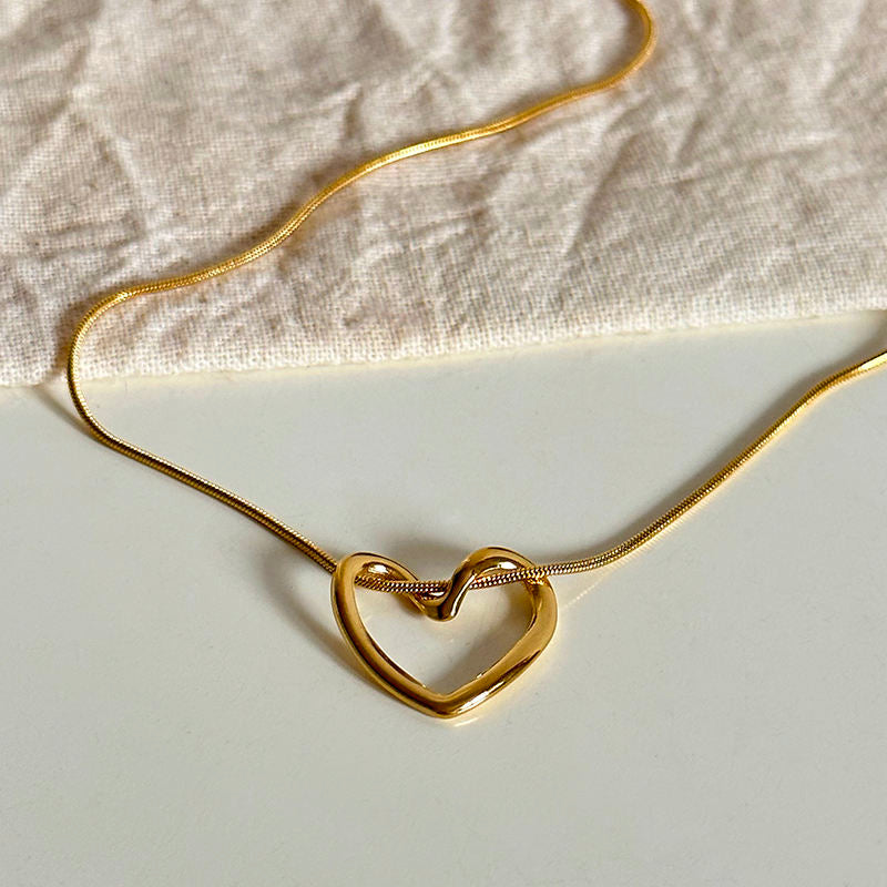 Halo Heart Necklace