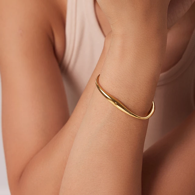 Wavy Cuff Bracelet