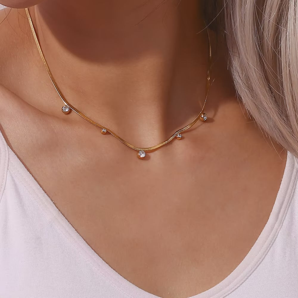 Diana Zirconia Necklace