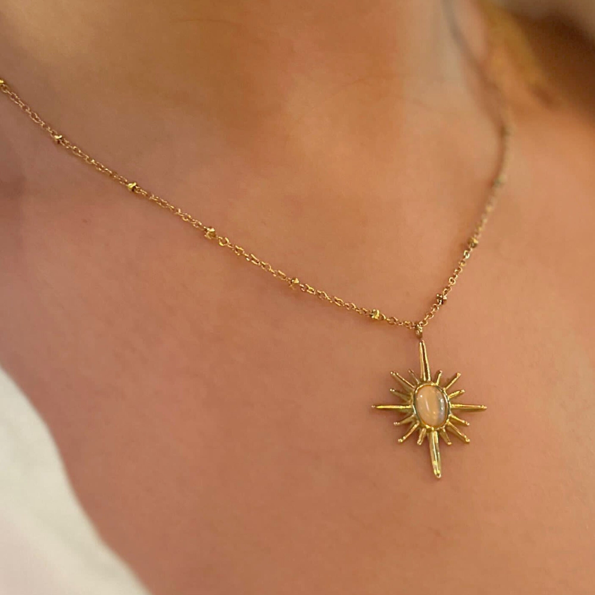 Holly Star Necklace