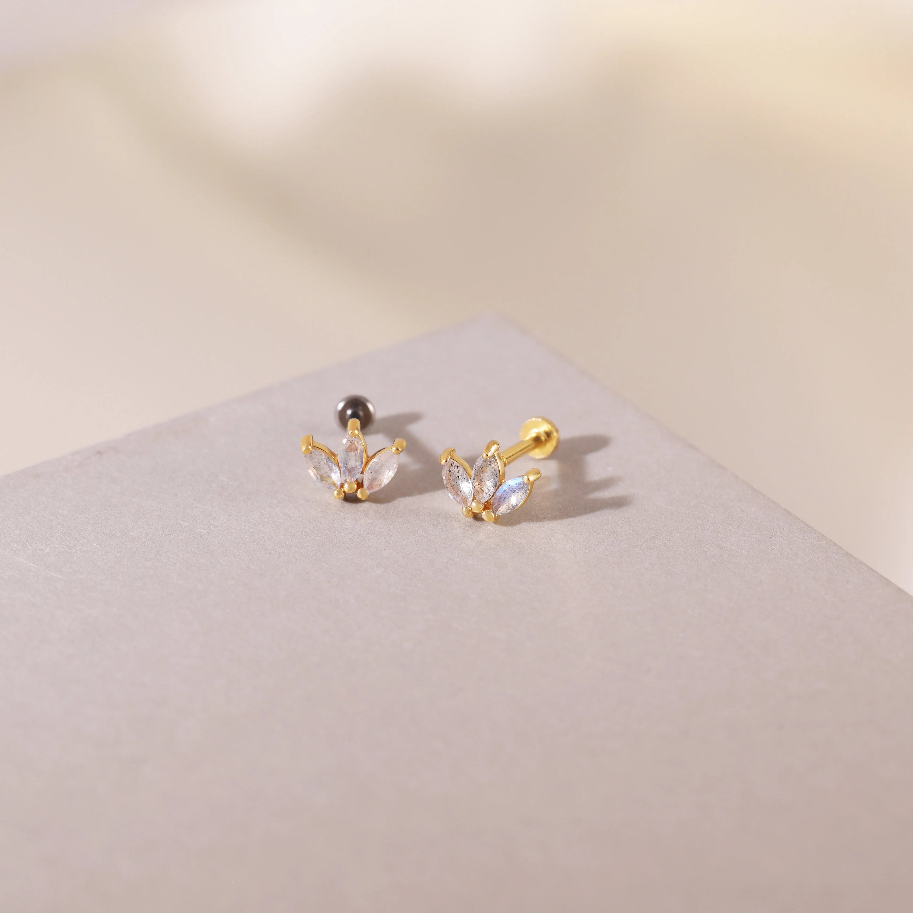 Crown Upper Piercing Earrings