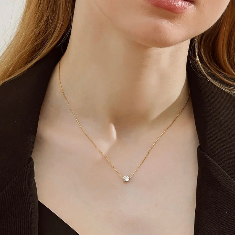 Solitaire Necklace
