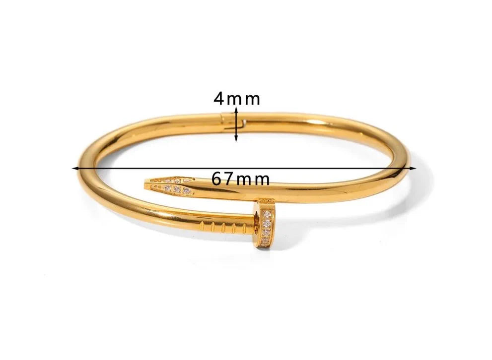 Studded Nail Bracelet