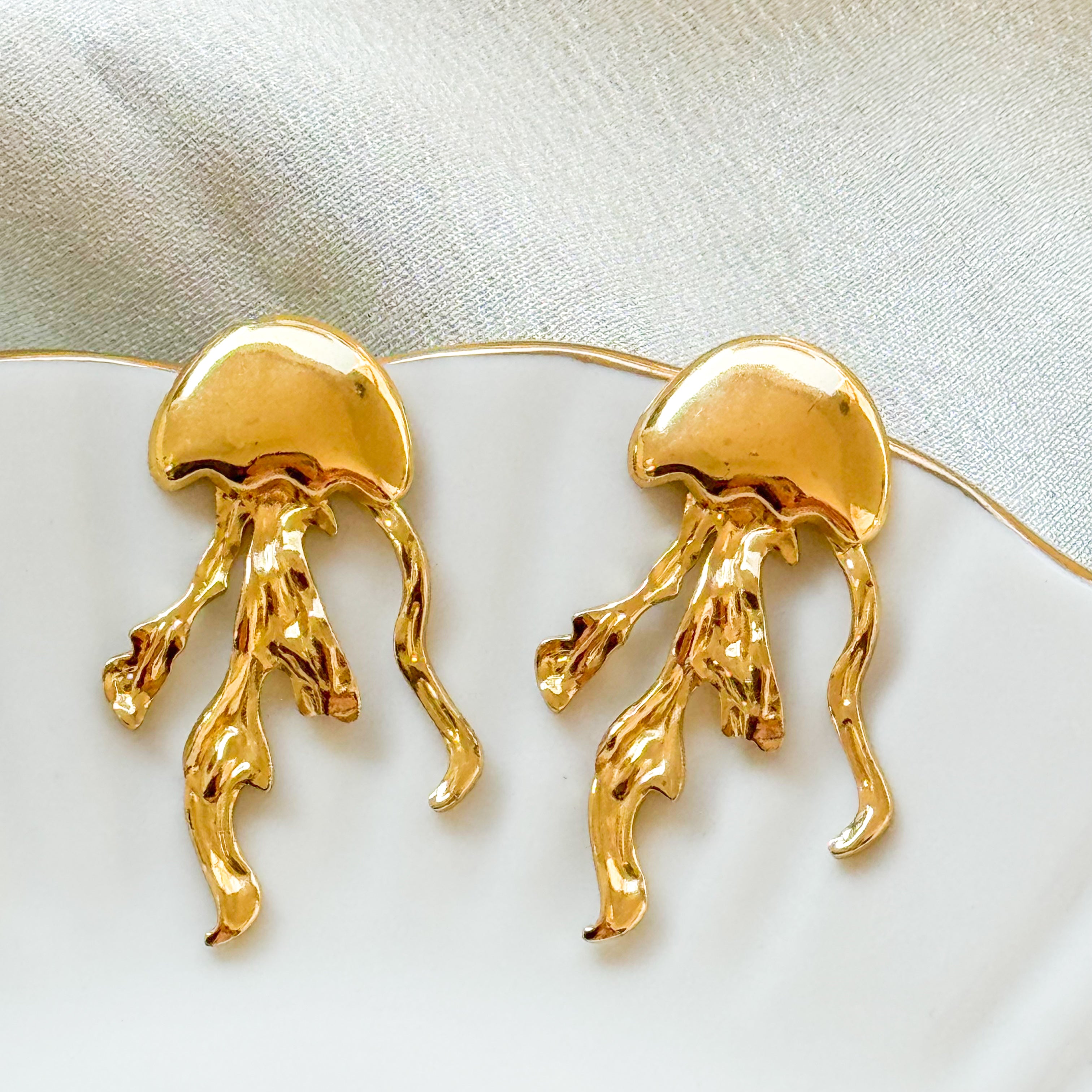 Jellyfish Statement Earrings