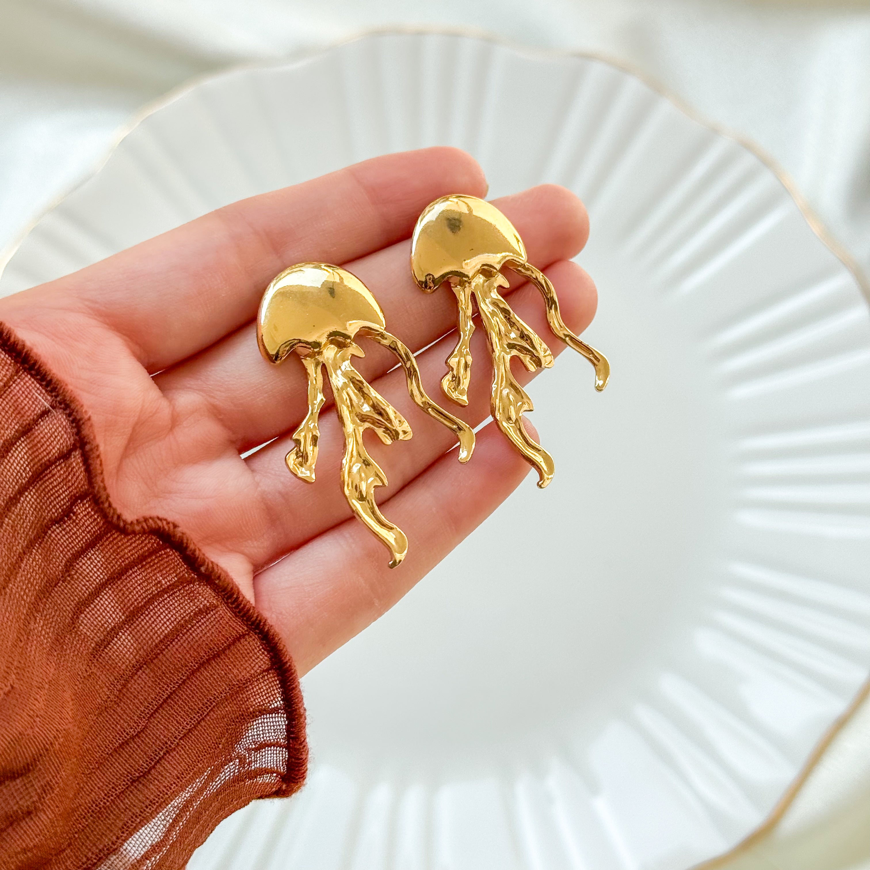 Jellyfish Statement Earrings