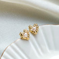 Dual Heart Studs