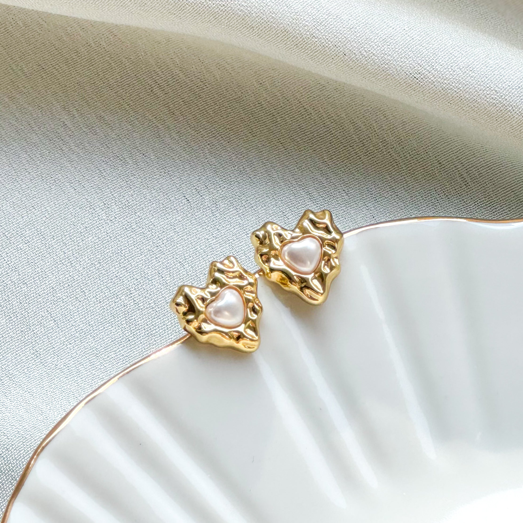Dual Heart Studs