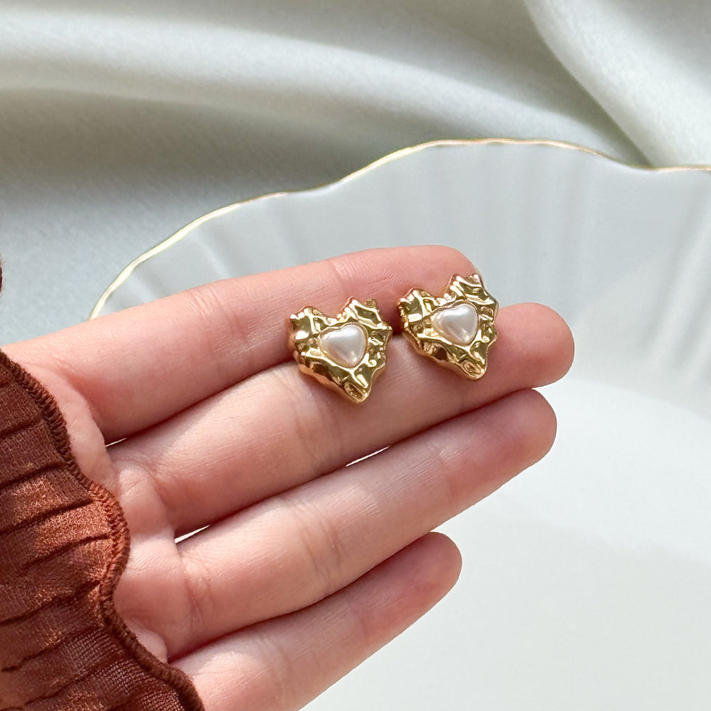 Dual Heart Studs